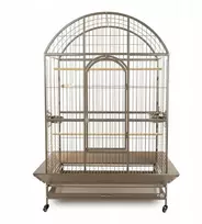 Panama Pet Panamos paukščių voljeras, smėlio spalvos, ant ratukų, matmenys: 121,2 x 88,2 x 168,5 cm