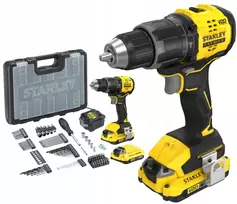 Stanley STANLEY smūginis suktuvas V20 SFMCD716D2A 2x2Ah + 100 akumuliatorių