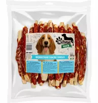 Hau&Miau „Woof & Miau Mr. Pretzel“ minkštos anties ir menkės juostelės, 500g