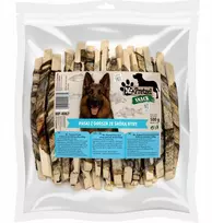 Hau&Miau Woof & Miau Mr. Pretzel menkės juostelės su žuvies oda 500g