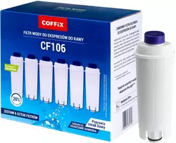 „Coffix“ filtras „DeLonghi“ kavos aparatui (pakaitinis) COFFIX CF106, 6 vnt. pakuotėje.