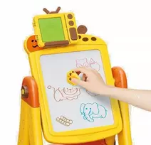 Bounn 2-in-1 edukacinė lenta geltona žirafa