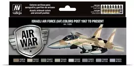 Vallejo Vallejo: 71.203 – Model Air – Air War – Izraelio oro pajėgos (IAF) Spalvos nuo 1967 m. iki šių dienų (8x18 ml)