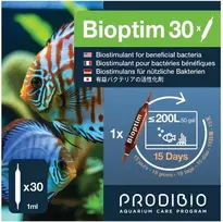 „Prodibio PRODIBIO Bioptim“ 30 ampulių bakterijų kultūros terpė gėlavandeniams akvariumams