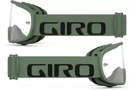 Giro akiniai GIRO TEMPO MTB, žali, su nuplėšiamu tvirtinimu (99% skaidrūs lęšiai S0)