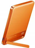 Powerbank INIU Powerbank MagPro Slim belaidis maitinimo blokas 5000mAh oranžinis