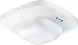 „Steinel IR Quattro HD 20m COM1“ buvimo ir prieblandos jutiklis, įleidžiamas, IP20, kvadratinis, baltas