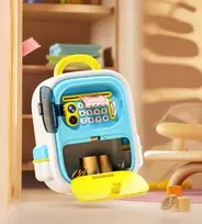 Lean Toys „LeanToys B6D2“ PINIGŲ BANKAS, SAUGUS BANKAS VAIKAMS