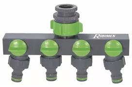 „Valvex“ vandens skirstytuvas RIBIMEX sodo čiaupui, 3/4" ir 1", 3/4" ir 1/2"