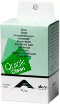Plum PLUM QuickClean žaizdų valymo servetėlės, papildymas, 40 vnt.