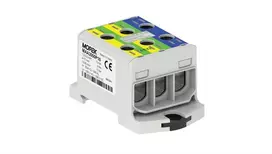 MOREK OTL-PEN 50-3 jungtis 2x geltona, žalia/mėlyna 3x Al/Cu 1.5-50mm 1000V AC/1500V DC Universali jungtis MAA3050P10