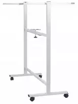 Office Products Mobili sausa trinama lenta - magn. OFFICE PRODUCTS, dvipusė, lakuota, aliuminio rėmas, 110x75cm, balta