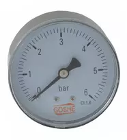 Manometras gulščias 6bar 1/4