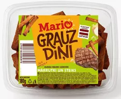Skrudinti duonos kubeliai MARIO, krienų ir jautienos skonio, 180 g