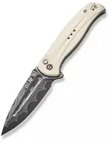 CIVIVI peilis Incindie Damascus G10 Ivory