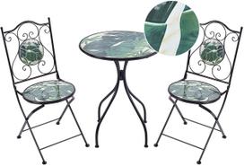 Beliani komplektas balkono baldų Metal Black COZZANA | 506235   Bel | 4255664875938