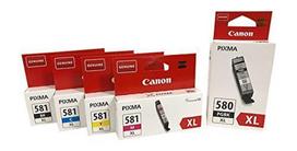 Kasetė rašaliniams spausdintuvams Originaal tintide komplekt Canon PGI-580XXL (PGBK) /CLI-581XXL (BK/C/M/Y)