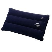 Pripučiama kempingo pagalvė Naturehike Flocked Ultralight sulankstomas dizainas Mėlyna
