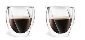 Vialli Design stiklinė dvigubo stiklo sienelėmis Cristallo, 250 ml, 2 vnt.