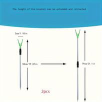 2 vnt meškerės laikikliai, žvejybos stovas , 2 vnt (50-79 cm)