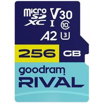GOODRAM Memory card microSD 256GB Rival UHS-I V30 U3 C10 A2 170/120MBs | GGSM2AA-2560R12 | 5908267914755