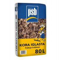 Spygliuočių pušies žievės mulčias 80 l, frakcija 0–60 mm