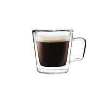 Vialli Design espresso puodelis dvigubo stiklo sienelėmis Diva, 80 ml, 2 vnt.
