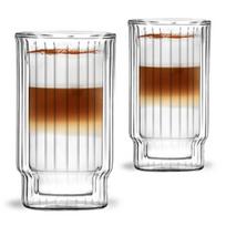 Vialli Design stiklinė dvigubo stiklo sienelėmis Lungo, 260 ml, 1 l