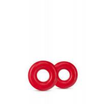 Penio žiedai Stay Hard Donut Rings Oversized, 2 vnt., raudoni