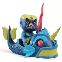 Djeco Arty Toys figūrėlės - Laukiniai kariai - Baisuoklis ir Pabaisų valtis
