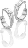 Hot Diamonds Prabangūs sidabriniai auskarai su deimantais Trio DE840