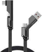 USB kabelis 4smarts USB-A - USB-C 1.5 m grafito spalvos (541457)