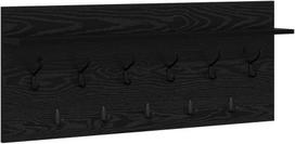 Prikabinamas paltas Sieninis Juodas ąžuolas 100 x 40 x 12 cm