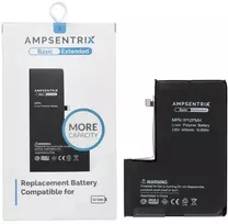Inne „Oem AmpSentrix Basic“ baterija, skirta „iPhone 12 Pro Max“ (didelės talpos 4400 mAh)
