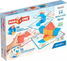 Geomag Magnetiniai kaladėlės - Kaladėlės ir kortelės (16 vnt.)