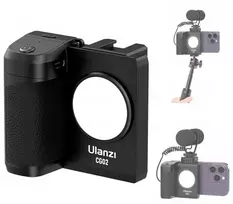 null Telefono Laikiklis - ULANZI CapGrip II Bluetooth Nuotolinio Valdymo Pultas, Stovo Montavimas, Šaltas Batų - Juodas