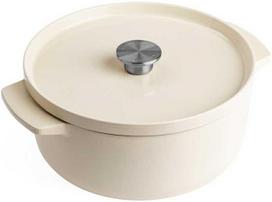 KitchenAid ketaus puodas 5,2L migdolų kremas