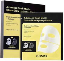 „Biodance Cosrx Advanced Snail Mucin Glass Glow“ hidrogelio kaukė, 34 g