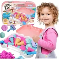 Woopie Kinetinio smėlio rinkinys „Ledai“, 1kg
