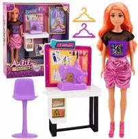 Lean Toys Lėlė su siuvimo mašina 30 cm
