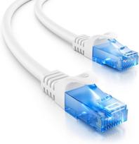 Deleycon Cat 6 Ethernet tinklo kabelis, 3m, baltas