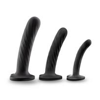 Dildo rinkinys Blush Temptasia Twist Dildo Kit, 3 dalių