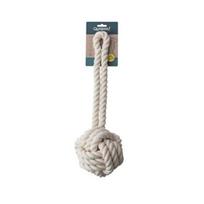 Žaislas šunims iš natūralios virvės, kamuolys su kilpa Quapas!, XL, 60 cm