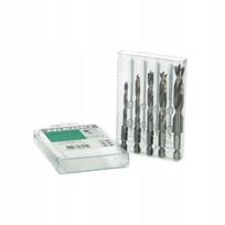 Hikoki Grąžtų rinkinys medienai 4-10mm, šešiakampis kotas 1/4"