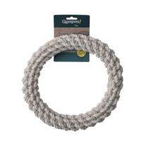 Žaislas šunims iš natūralios virvės, žiedas Quapas!, XXL, 40 cm