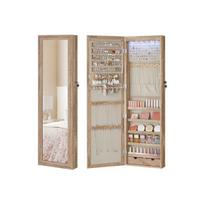 Juvelyrikos spinta, SONGMICS, 10x37x120 cm, lauro žalia