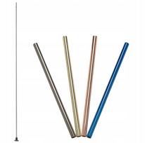 Lurch metalinės gėrimų šiaudelės, 4 vnt., 18 cm