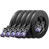 Deleycon Cat7 5x0.5m Plokščias Lan Kabelis Rj45 10Gbit/s