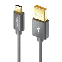 Deleycon Micro Usb 0.5m Nailoninis Kabelis - Įkrovimo ir Duomenų