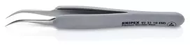 KNIPEX precizinės pincetės su gumine rankena ESD 92 31 10ESD